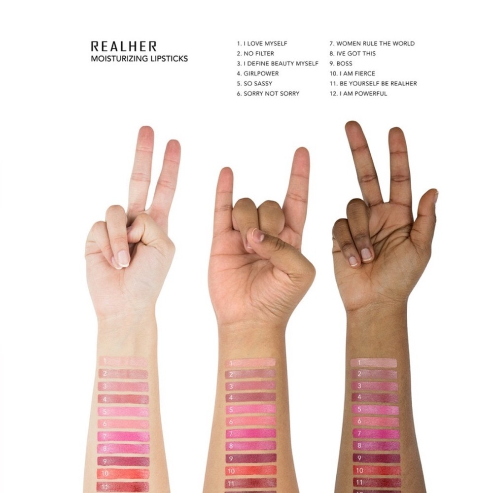 RealHer I Define Beauty Myself Dusty Rose Lipstick NIB Hard to Find Color - Picture 3 of 3